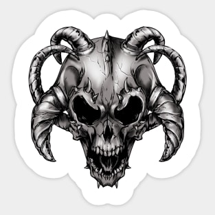 devil skull demon Sticker